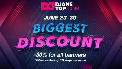 Image publishing: THE BIGGEST DJANETOP DISCOUNT